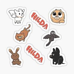 Hilda Animal Sticker