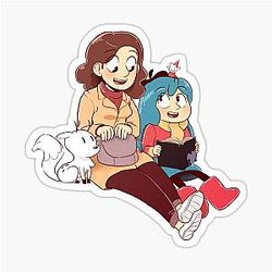 Hilda and Family Sticker