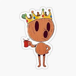 Hilda The Woodman Sticker