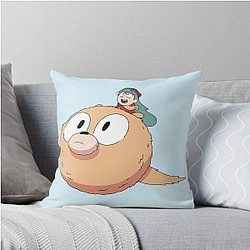 Hilda on a throw pillow