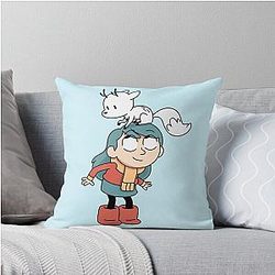 Hilda and Twig Throw Pillow