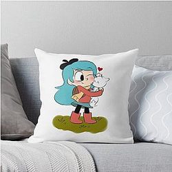 Netflix Hilda Hilda Twig Cartoon Kids Show Hilda Twig SleepTwig Throw Pillow