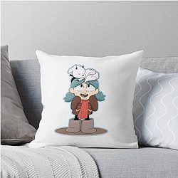 Sleeping Hilda Netflix Throw Pillow