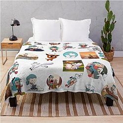 Hilda Netflix carteon for kids Throw Blanket