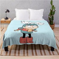 Hilda and Twig Throw Blanket