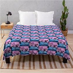Hilda and Stan Throw Blanket