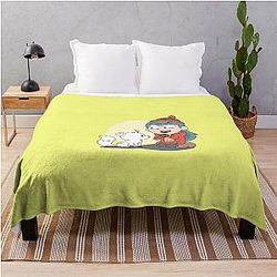 go hilda netflix hilda and twig cartoon kids show Throw Blanket