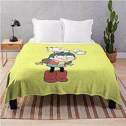 cute Hilda Netflix and Tweag Throw Blanket