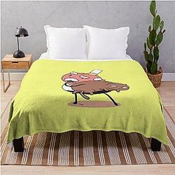 Hilda Netflix 5 Hilda and Mayor Cat Birthday Gift Best Salling Throw Blanket