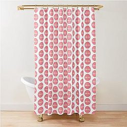 Hilda Pink Shower Curtain