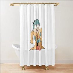 Hilda in a cute yellow coat Shower Curtain