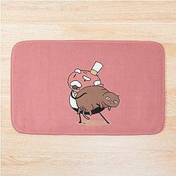 hilda netflix hilda mayor and cat birthday gift best selling Bath Mat