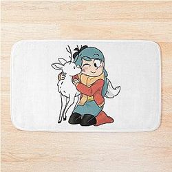 Hilda funny the cute deerfox Bath Mat