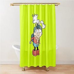 Cute Hilda Netflix Hilda and Twig birthday gift shower curtain