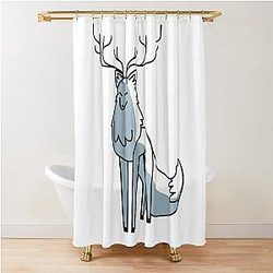 Deer Fox Hilda Shower Curtain