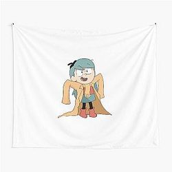 Hilda in cute yellow coat Tapestry
