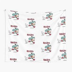 Netflix Hilda,  Hilda Twig, Sleeping Twig for Kids Tapestry