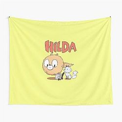 Hilda Netflix Hilda Mayor Cat Birthday Gift Best Salling Tapestry