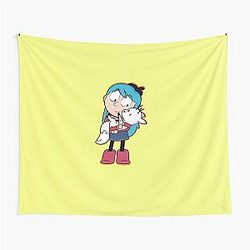 Of Hilda Netflix Hilda and Twig Birthday Gift Tapestry