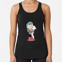 Hilda Netflix Hilda and Twig Cartoon Kids Show Racerback Tank Top