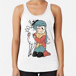 Hilda and the Deerfox Racerback Tank Top