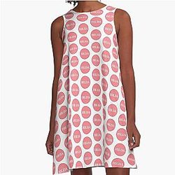 Hilda Pink A-Line Dress