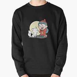 Hilda and Twig Cartoon Kids Show Pullover Sweatshirt