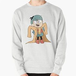 Hilda funny yellow big coat Pullover Sweatshirt
