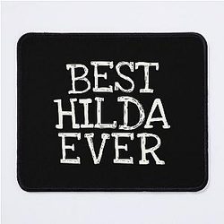 Best Hilda Personalized Name Mouse Pad