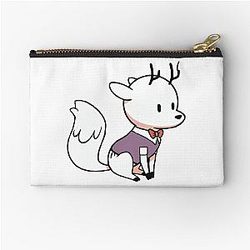 Hilda's cute deerfox in tuxedo Zipper Pouch