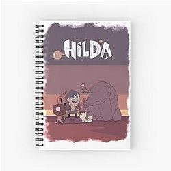 Hilda and Spiral Notebook