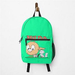 Hilda Netflix Hilda Mayor and Cat Birthday Gift Best Backpack