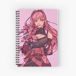 Fire Emblem Three Houses flowers Hilda Valentine Goneril Notebook