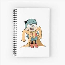 Hilda in yellow coat Spiral Notebook