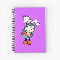Hilda Netflix Hilda and Twig Spiral Notebook