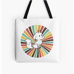 DEERFOX Hilda and Twig All Over Print Tote Bag