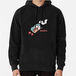 Hilda Cat Pullover Hoodie