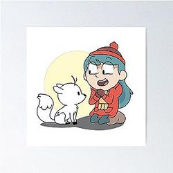 Hilda Netflix Hilda and Twig Cartoon Kids Show Poster