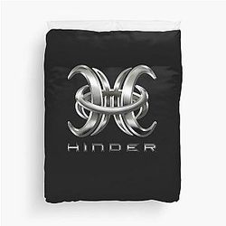logo hinder band tour 2020 duvet cover