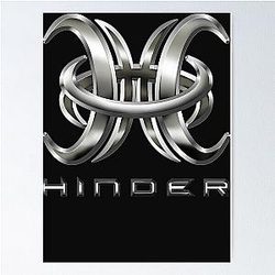 logo band hindern tour poster
