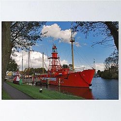 Lightship 12 Noord Hinder poster