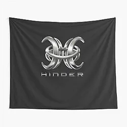 Logo Hindered Band Tour 2020 Antarctica Tapestry