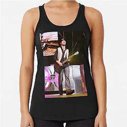 Mark King - Hinder Photograph Racerback Tank Top