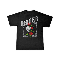 Skull Rose DTNK1203 Hinder T-Shirts