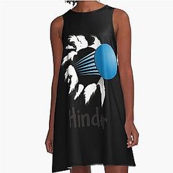 Racquetball Hinders A-Line Dress