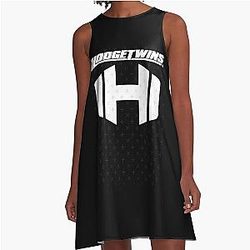 Hodgetwins Merch Hodge Twin Logo Classic A-Line Dress