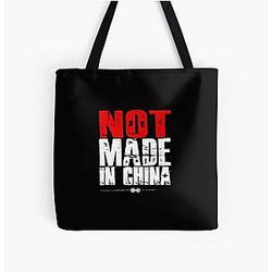Hodgetwins Not Made In China All Over Print Tote Bag
