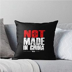 Hodgetwins Not Made in China Throw Pillow