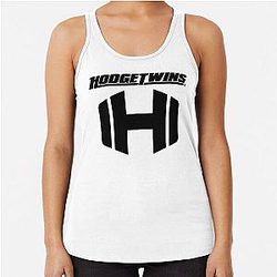 Hodgetwins Hodge twins Logo Racerback Tank Top