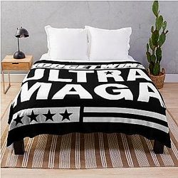 Hodgetwins Merch Ultra Maga Throw Blanket